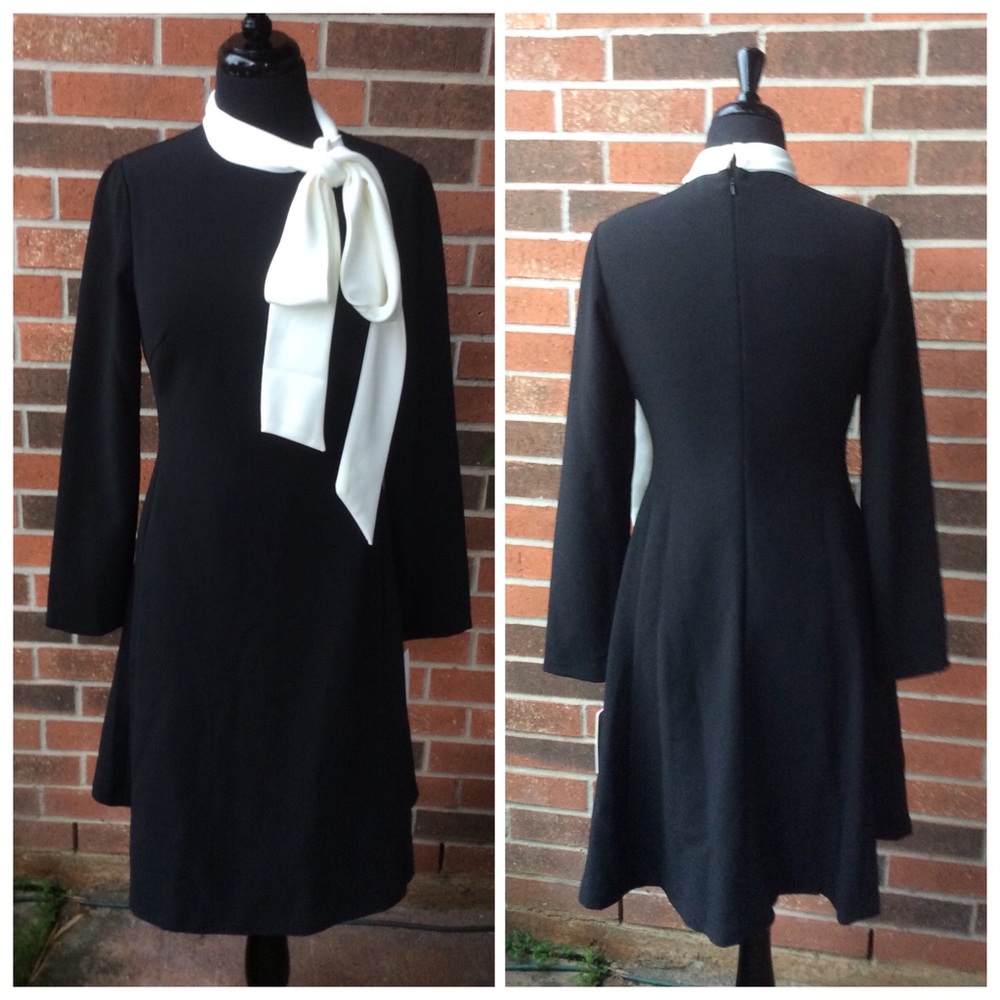 Mikael Aghal Tie-Neck Dress - Picture 1 of 6